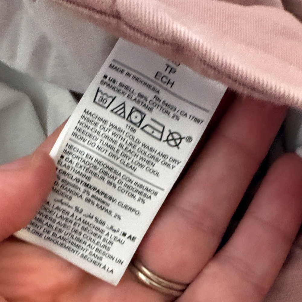 Old Navy Dusty Mauve Elastic Waist Pants - Picture 5 of 8